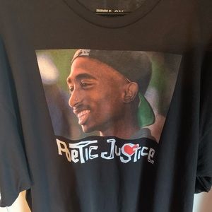 2pac poetic justice tee size 2xl